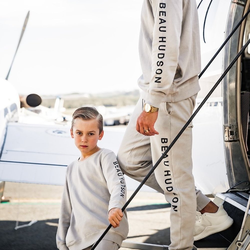 **SOLD**-- BEAU HUDSON TRACK PANT SWEATPANT